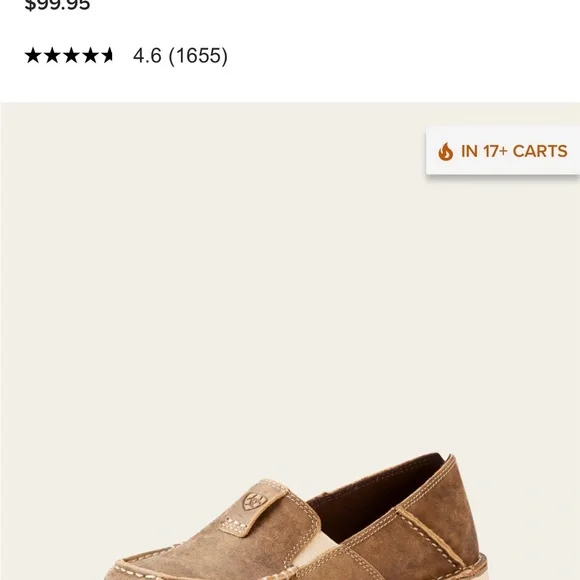 Women’s Ariat Brown Suede Slip-On Loafers 9.5 - Picture 5 of 5